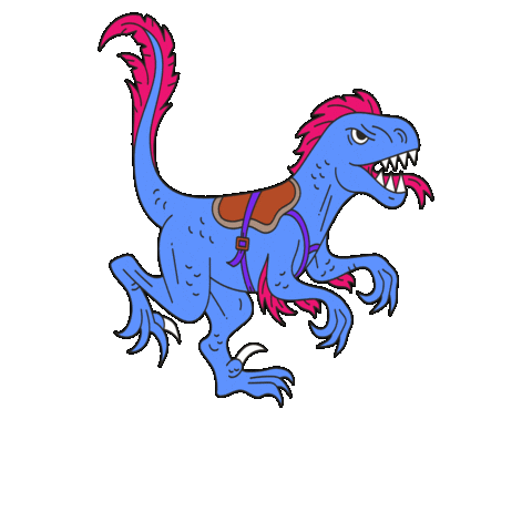 Velociraptor Mongo Sticker by Maeve Chocolate