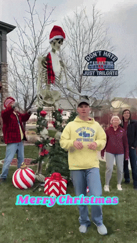 Merry Christmas GIF by Tailgating Challenge