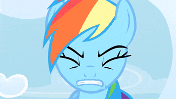 scared my little pony GIF