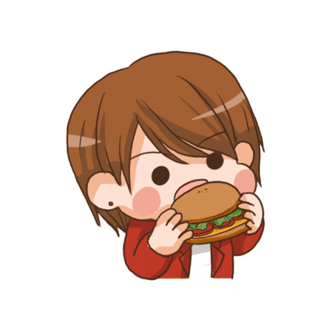 Eating Sticker