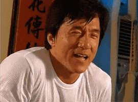 Licking Jackie Chan GIF