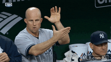 New York Yankees Applause GIF by MLB