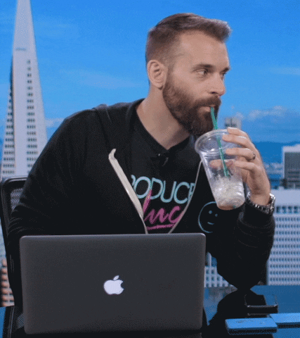 Coffee Sipping GIF by Kinda Funny