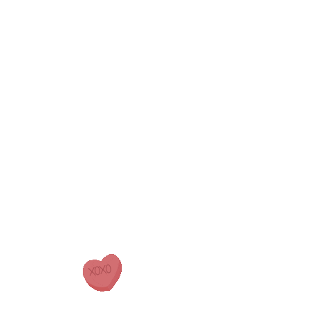Valentines Day Hearts Sticker