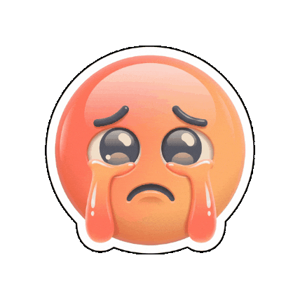 Sad Sticker Sticker by Flowpio