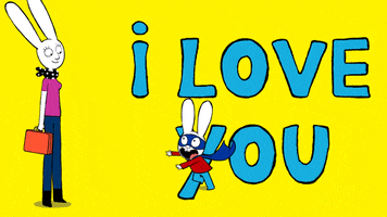 I Love You GIF by Simon Super Rabbit