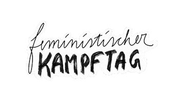 International Womens Day Frauentag Sticker