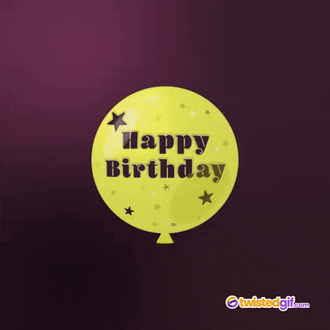 Happy Birthday Celebration Gif By TwistedGif