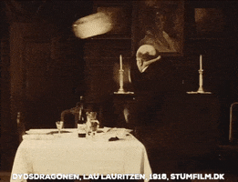 Silent Film Drinking GIF by Det Danske Filminstitut