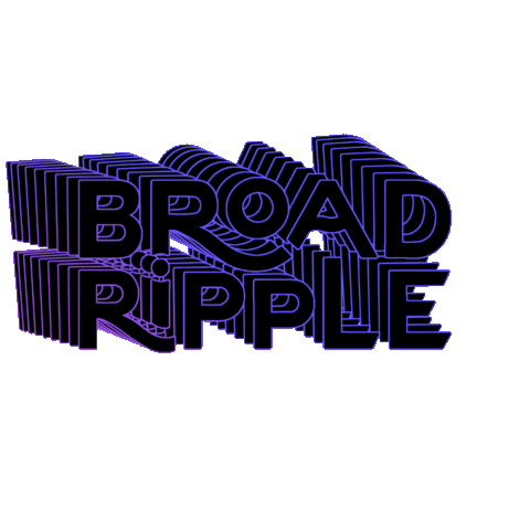 broadrippleindy Sticker