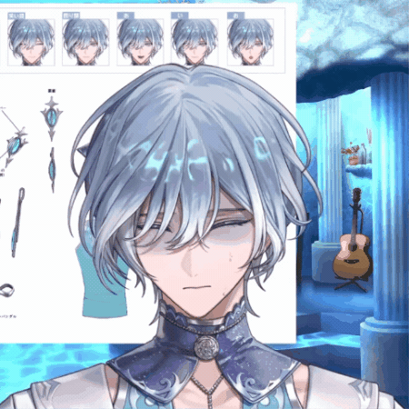 Scared Vtuber GIF