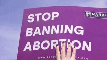 Roe V Wade Abortion Protest GIF by GIPHY News