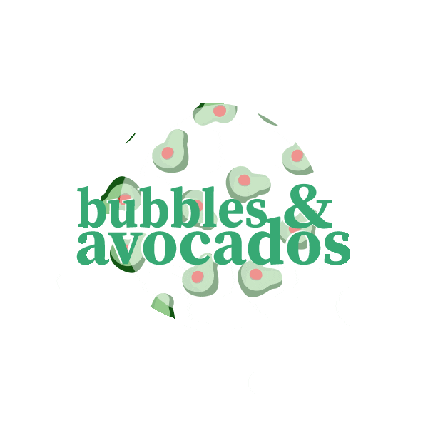 Bubbles & Avocado Sticker