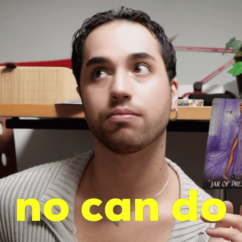 No Can Do GIF