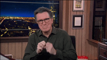 Stephen Colbert Explosion GIF by The Late Show With Stephen Colbert