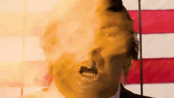donald trump flag GIF by Super Deluxe