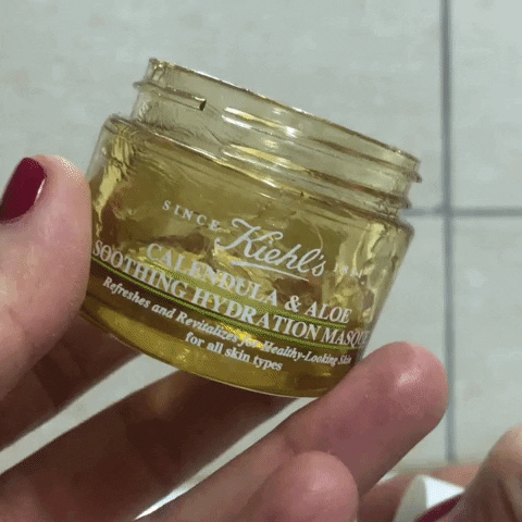 Kiehls Calendue And Aloe Face Mask GIF by Ejollify Beauty