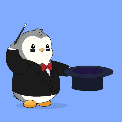 Hat Hearts GIF by Pudgy Penguins