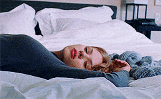 bored scarlett johansson GIF