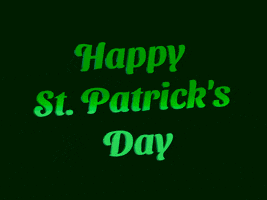 St Patricks Day Typography GIF