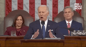 Joe Biden Clapping GIF by PBS NewsHour