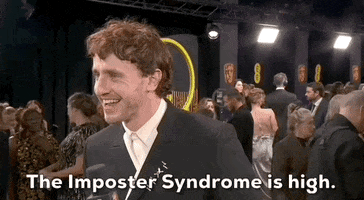 Bafta Film Awards Imposter Syndrome GIF by BAFTA