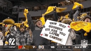 Pittsburgh Steelers Goodbye GIF by NFL