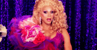 ru paul wink GIF