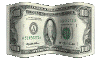 Dollar Bill Money Sticker