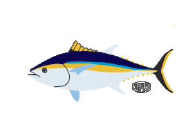 Tuna Sticker by Pallion Point
