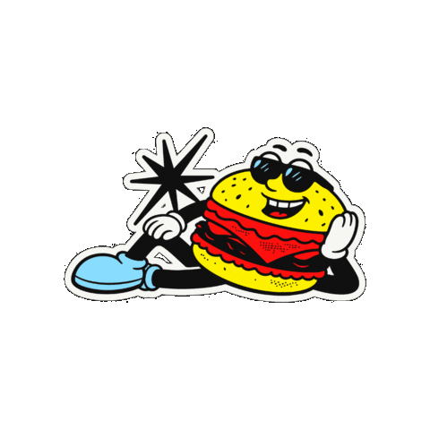 Comida Burger Sticker by Promotty