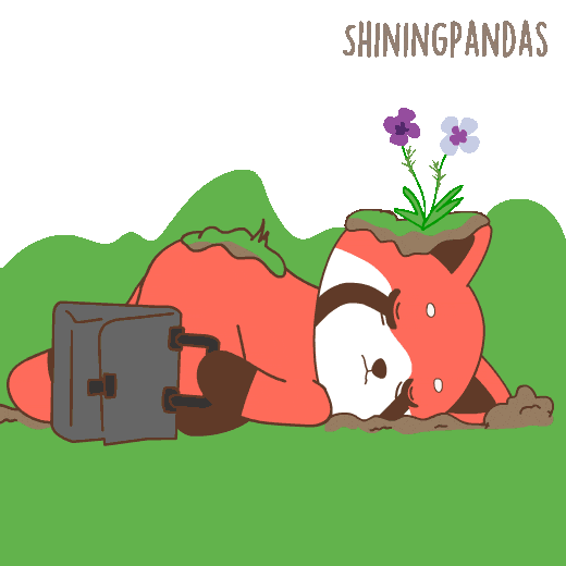 I Dont Want To Go Red Panda Sticker
