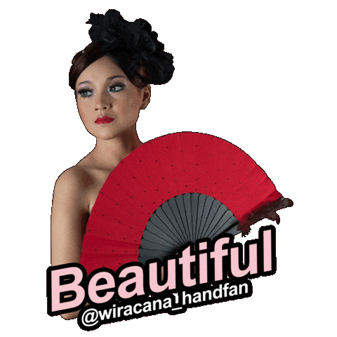 Bali Hand Fan Sticker by Wiracana Handfan