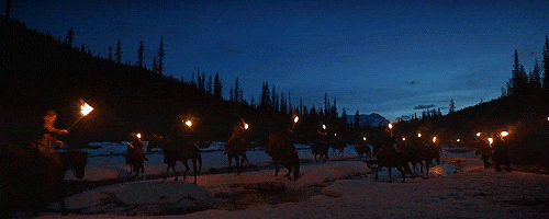 im so excited to see this the revenant GIF