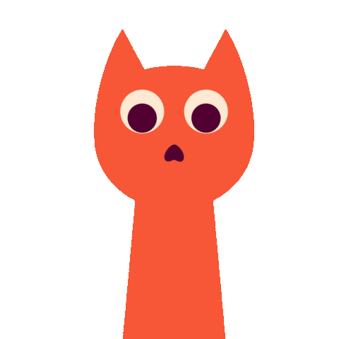 Cat Love Sticker by boneandbiscuit