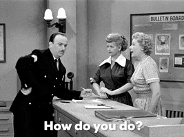 Greeting I Love Lucy GIF by Paramount+
