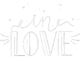 In Love Hearts Sticker