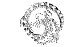 Dragon Sticker by bizzybee