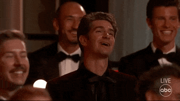 Andrew Garfield Reaction GIF by The Academy Awards