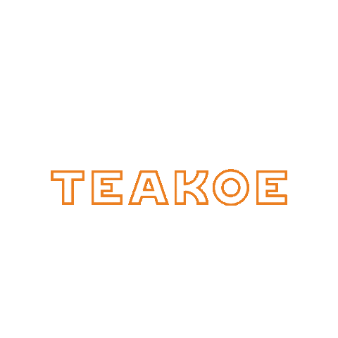 Field Day Orange Sticker by Teakoe Tea
