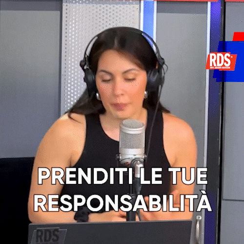 Radio Francesca GIF by RDS 100% Grandi Successi
