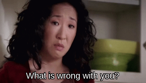 what is wrong with you greys anatomy gif - find & share on giphy
