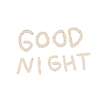 Sleepy Good Night Sticker