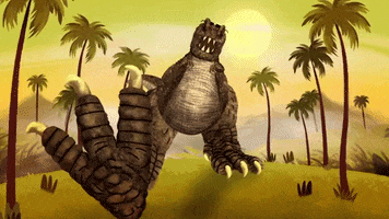 t-rex dinosaurs GIF by StoryBots