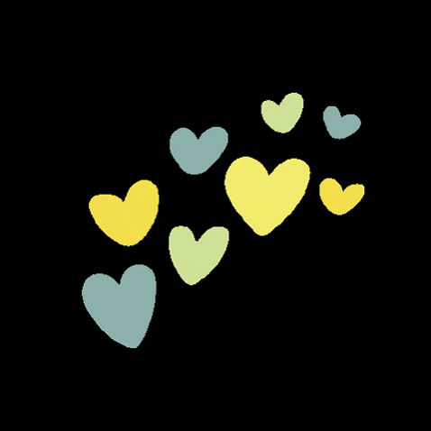 thagipa love happy blue yellow GIF