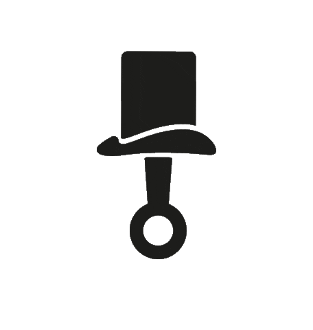 Zylinderhaus Sticker