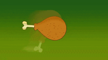 fried chicken eating GIF by Oggy and the Cockroaches