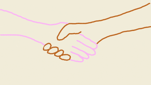Resultado de imagen para shaking hands gif