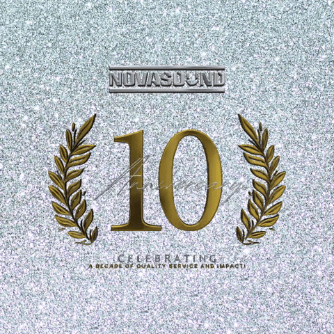 10Th Anniversary Win GIF by Nova Sound