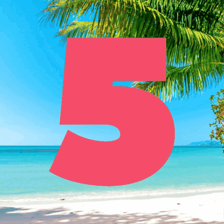 Number 5 GIF by Beach Boss Influencers